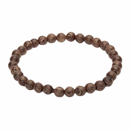 Armband - "VIRO" - Holzkugeln - hell