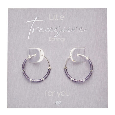 Ohrringe - "Little Treasure" - lila