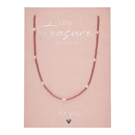 Halskette - "Little Treasure" - rosa