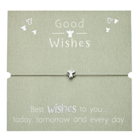 Armband - "Good Wishes" - Edelstahl - Engel