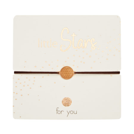 Armband - "Little Stars" - rosévergoldet - Blume des Lebens