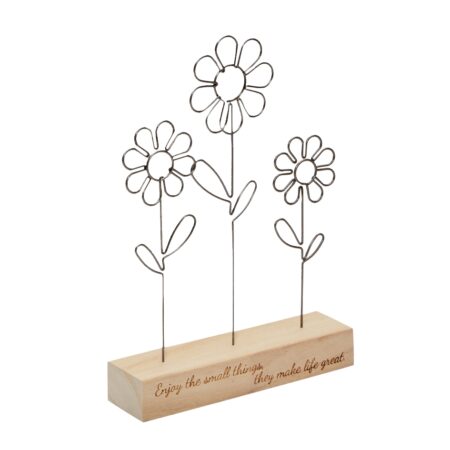 Aufsteller Draht-Blumen