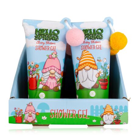 Duschgel HELLO SPRING in Tube mit Pom-pom, 60ml