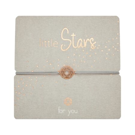 Armband - "Little Stars" - rosévergoldet - Mandala der Liebe