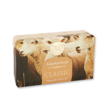 Schafmilchseife eckig 200g Classic "Goldene Momente"