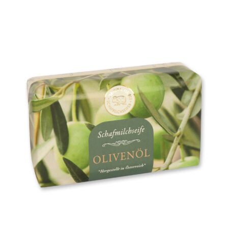 Schafmilchseife eckig 200g Olivenöl "Goldene Momente"