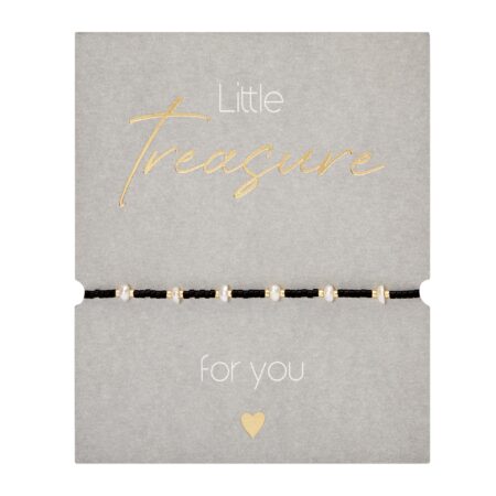 Armband - "Little Treasure" - schwarz