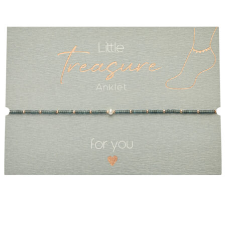 Fusskettchen - "Little Treasure" - petrol