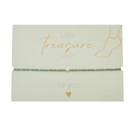 Fusskettchen - "Little Treasure" - mint