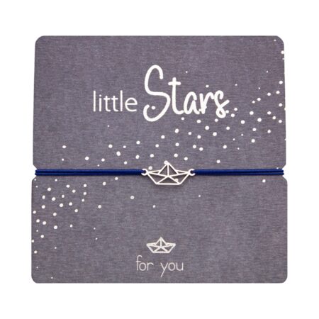 Armband - "Little Stars" - Edelstahl - Schiff