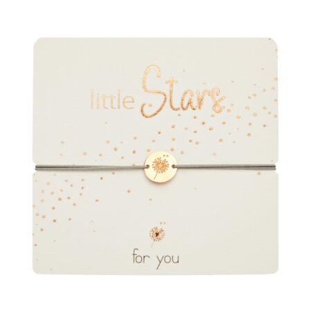 Armband - "Little Stars" - rosévergoldet - Pusteblume