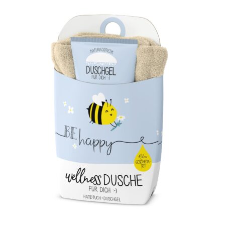 Geschenkset Wellnessdusche Zoofreunde "Be happy" (Biene)