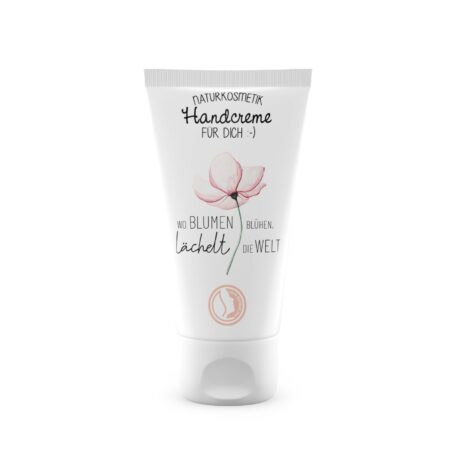 Handcreme 30ml Lovely Greetings "Wo Blumen blühen, lächelt die Welt"