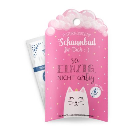 Schaumbad 40ml Zoofreunde "Sei einzig, nicht artig" (Katze)