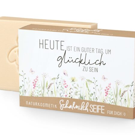 Schafmilchseife 100g Lovely Greetings "Heute ist ein guter Tag, um glücklich zu sein"