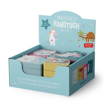 Magisches Handtuch Zoofreunde im Display MIX