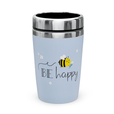 Thermobecher to go 240ml Zoofreunde "Be happy" (Biene)