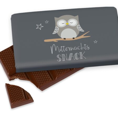 Schokolade 40g Zoofreunde "Mitternachtssnack"
