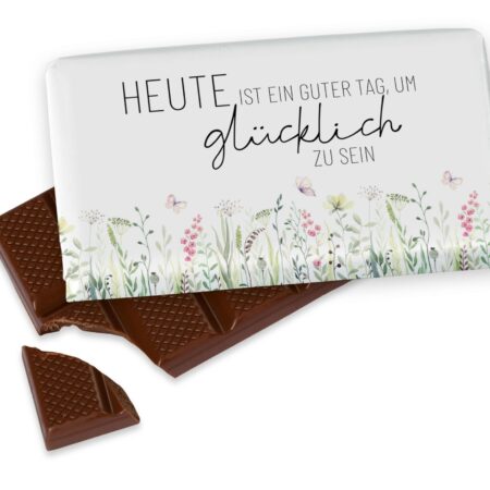 Schokolade 40g Lovely Greetings "Heute ist ein guter Tag, um glücklich zu sein"