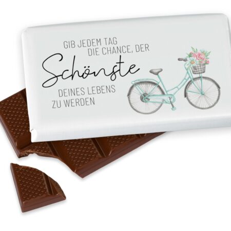 Schokolade 40g Lovely Greetings "Gib jedem Tag die Chance, der Schönste…"