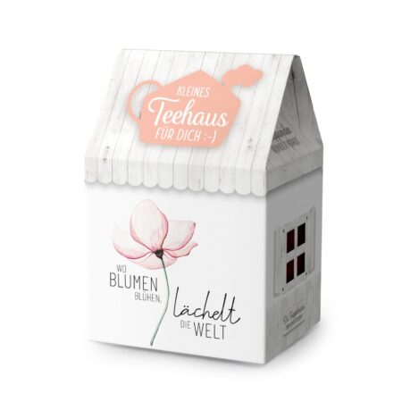 Teehaus Lovely Greetings "Wo Blumen blühen, lächelt die Welt"
