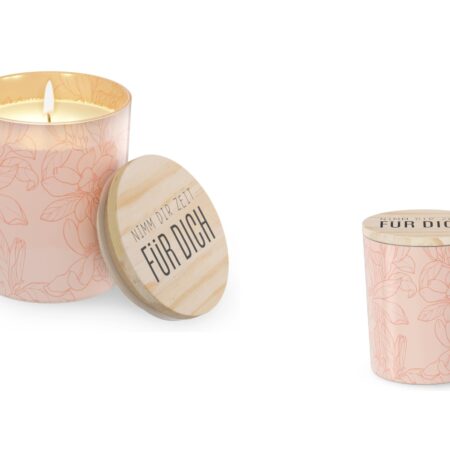 Duftkerze Lotus Relax "Nimm Dir Zeit für Dich" (Blüte)