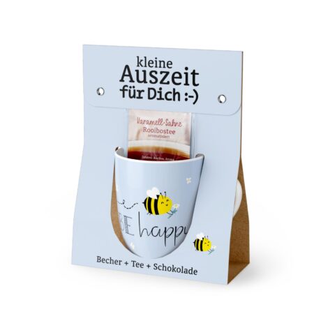 Kleine Auszeit Zoofreunde "Be happy" (Biene)
