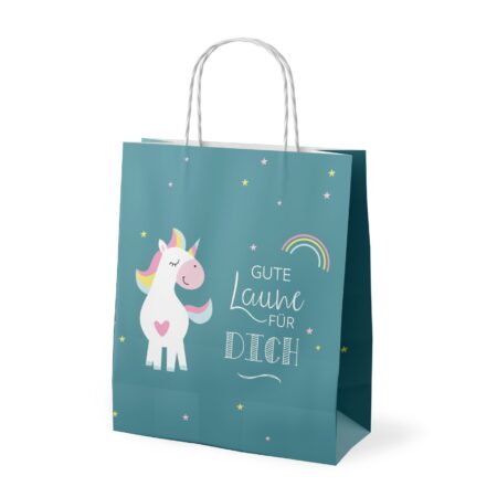 Geschenktüte Zoofreunde "Gute Laune" (Einhorn)