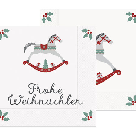 Serviette "Frohe Weihnachten"