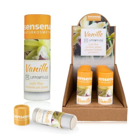 Lippenpflege Naturkosmetik 10g, Aroma: Vanille