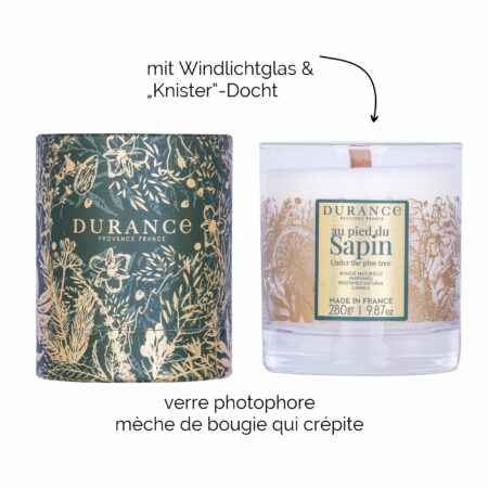 Natürliche Duftkerze 280g Am Tannenbaum