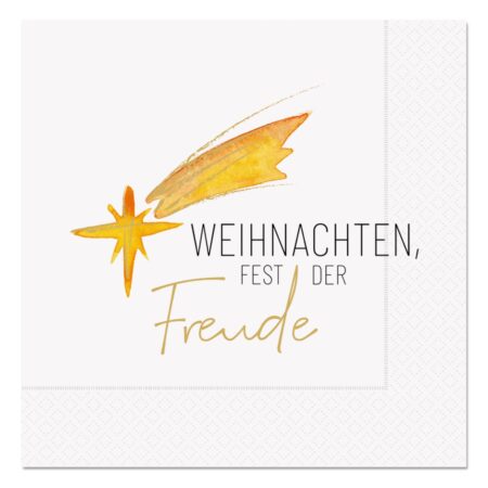 Serviette Lovely Christmas "Weihnachten, Fest der Freude"