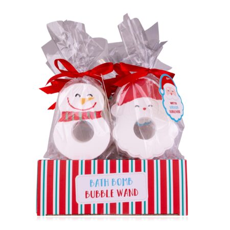 Seifenblasen-Badefizzer HAPPY HOLIDAYS an Holzstiel, 120g