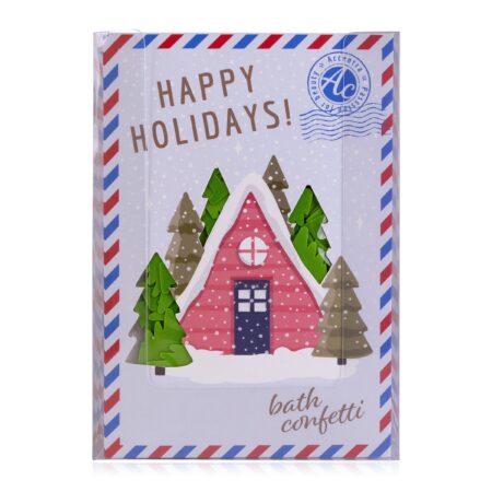 Badekonfetti HAPPY HOLIDAYS in Geschenkumschlag, 10g