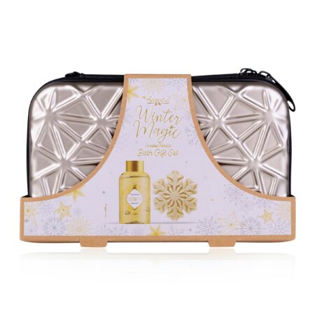 Badeset WINTER MAGIC in Hardcase-Kosmetiktasche