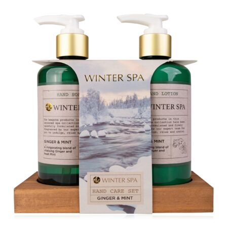 Handpflegeset WINTER SPA auf Holztray