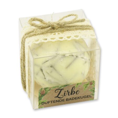 Badebutter-Kugel mit Schafmilch 50g Zirbe "Wohlfühlzeit"