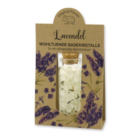 Badesalz GROB 40g Lavendel "Wohlfühlzeit"