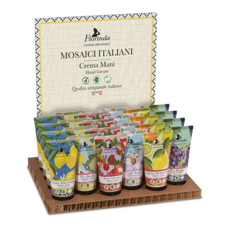 Handcreme 75ml im Display MOSAICO Mix