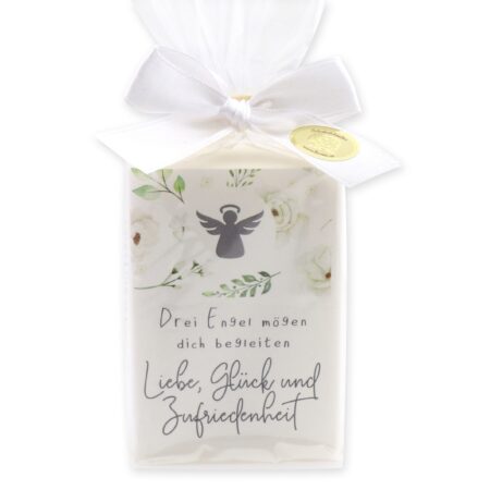 Schafmilchseife eckig 150g Schneerose Schutzengel