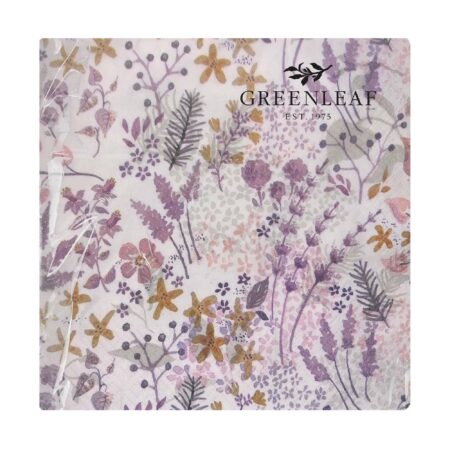 Serviette 33x33cm Lavender