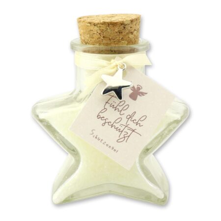 Badesalz Classic im Stern-Glas 160g Schutzengel