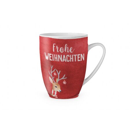 Becher 250ml Frohe Weihnachten (Reh)