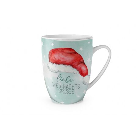 Becher 250ml Liebe Weihnachtsgrüsse (Mütze)