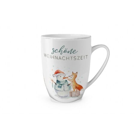 Becher 250ml Schöne Weihnachtszeit (Schneemann)