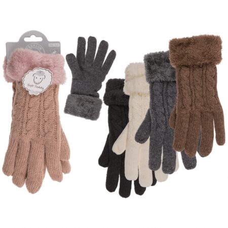 Damen-Handschuhe mit Innenfutter, Einheitsgrösse