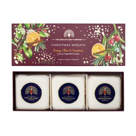 Seife 3x100g Christmas Wreath (Cinamon and Orange)
