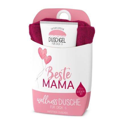 Geschenkset Wellnessdusche Für Mama "Super Mama"