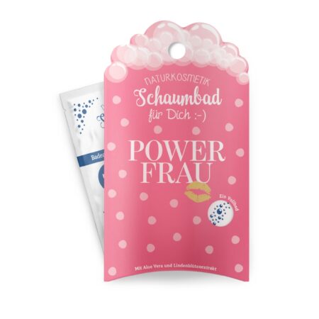 Schaumbad 40ml Auf uns Mädels "Powerfrau"