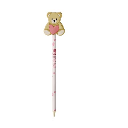 Bleistift Liebe Wünsche "Hab Dich lieb" (Teddybär)